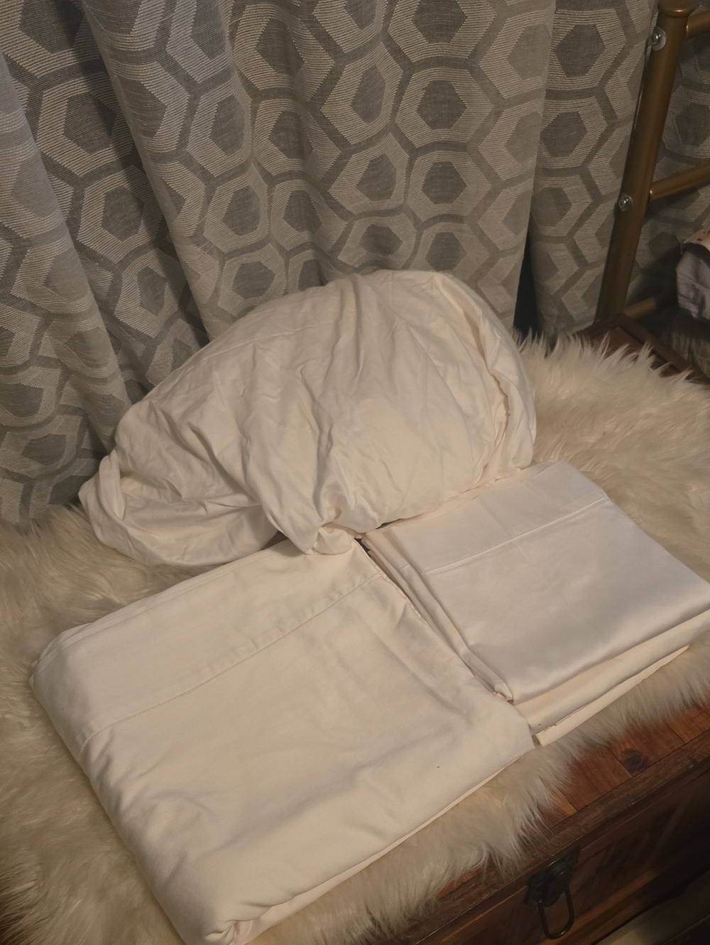 King Set SFERRA 100% Egyptian Cotton Luxury Linens Made In Italy